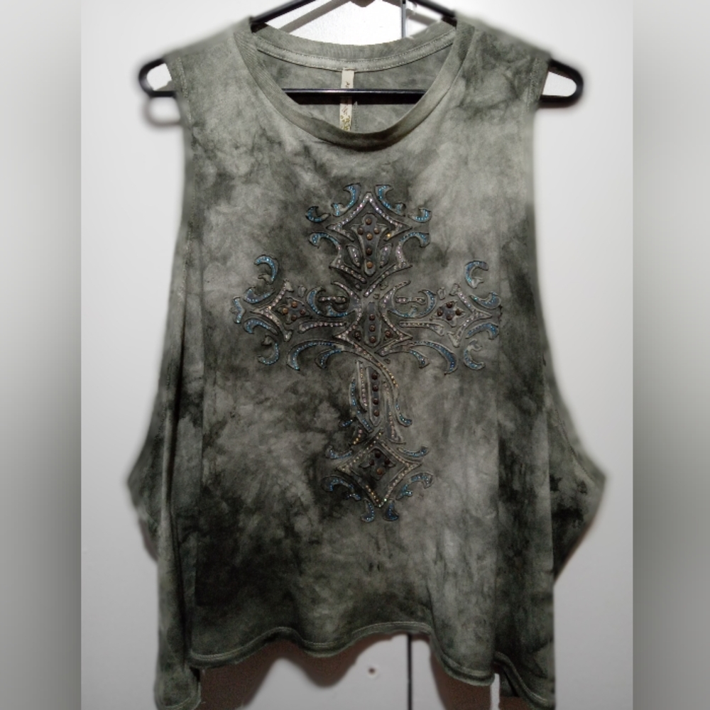 2 FOR $5 LADIES LARGE LOSE FIT TANK TOPS - Picture 7 of 9